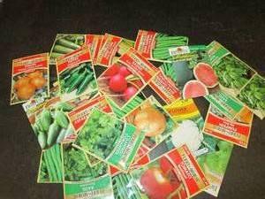 vegetable seeds 25 packs ...