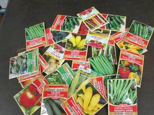 vegetable seeds 25 packs ...