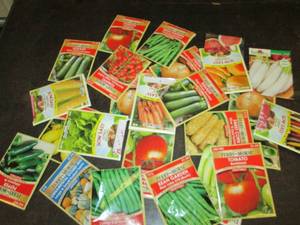 vegetable seeds 25 packs ...