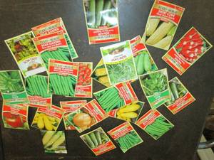 vegetable seeds 25 packs ...