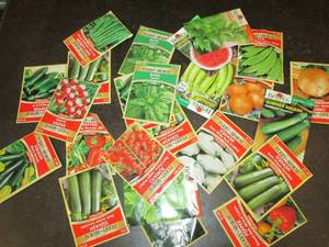 vegetable seeds 25 packs ...
