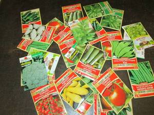 vegetable seeds 25 packs ...