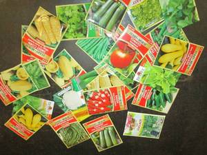 vegetable seeds 25 packs ...