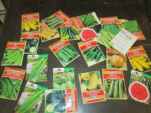 vegetable seeds 25 packs ...