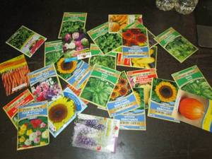 vegetable seeds and flower seeds 13...