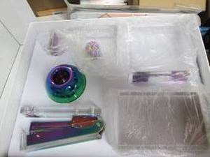 box of desk organizer set, bluetoot...