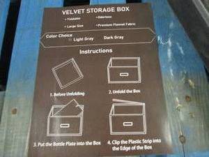 velvet storage box ...