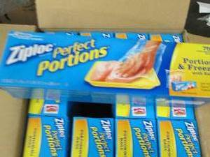 case of 1275 count ziploc perfect ...
