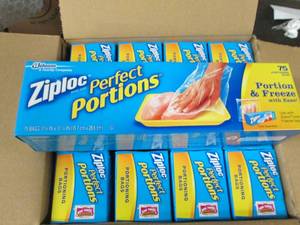 case of 1275 count ziploc perfect ...
