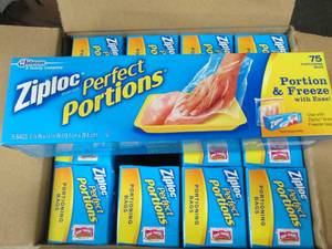 case of 1275 count ziploc perfect ...