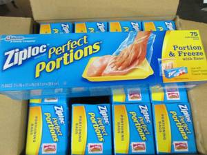case of 1275 count ziploc perfect ...