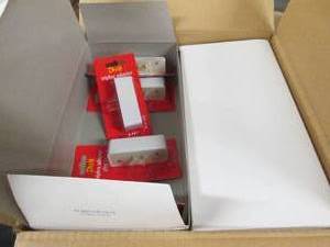 case of 50 leviton do it triplex ad...