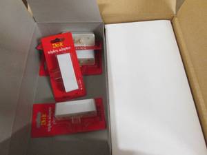 case of 50 leviton do it triplex ad...