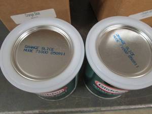 glidden orange slice interior paint...