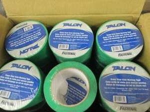 24 rolls of talon green vinyl marki...