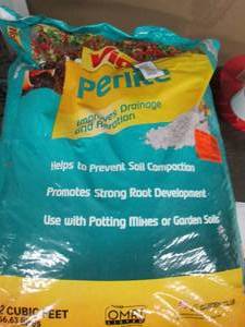 2 cubic feet of perlite ...