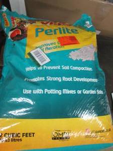 2 cubic feet of perlite ...