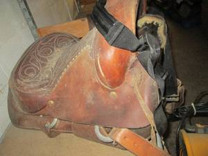 horse saddle ...