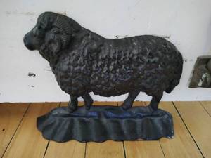 Cast Iron Ram Door Stop