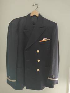World War II Military Uniform with Pins