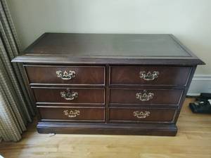 Vintage Four Drawer Office Cabinet by Sligh Furniture