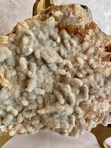 lot 34 image: Geode with Crystal Formations with a Display Stand