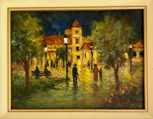 lot 37 image: Outstanding Original Oil on Canvas by Jose Rodrigues