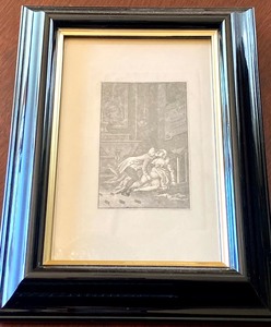 lot 22 image: Pair of Framed Erotic Etchings