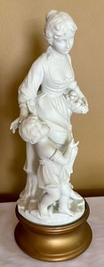 lot 77 image: Pair of Porcelain Statues