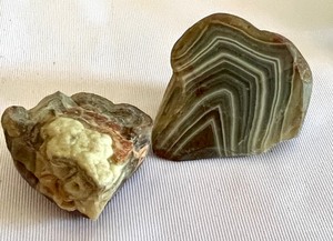 lot 134 image: Two Agate Rocks