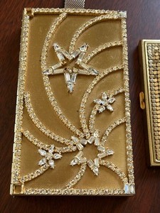 lot 127 image: Two Fun Gold Colored Vintage Ladies Clutches