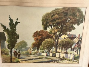 lot 128 image: Vintage Framed Print