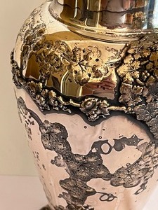 lot 94 image: Impressive Silver Cocktail Shaker  Pitcher Babour