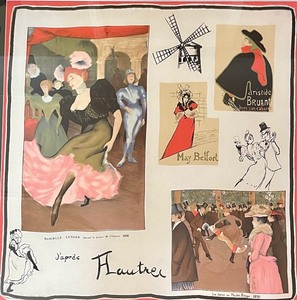 lot 141 image: Fabulous French Framed Scarf