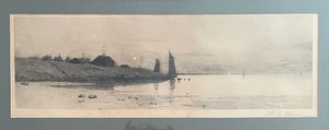 lot 221 image: Vintage Framed Etching