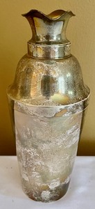 lot 223 image: Sterling Silver Cocktail Server with Pour Spout Top