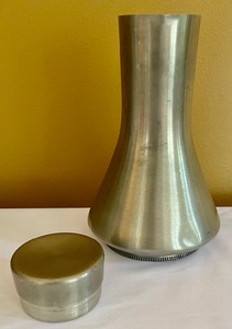 lot 232 image: Aksel Holmsen of Norway Pewter Decanter and 4 Petite Cups