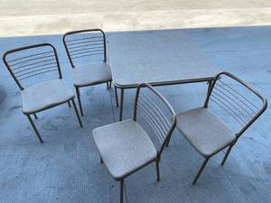 Vintage Cosco Folding Table and Chairs