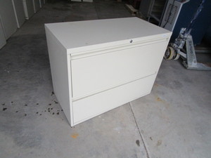lot 76 image: Uline Lateral File Cabinet 18x36x27