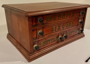 Vintage Merricks Spool Cabinet