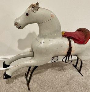 Antique Carousel Style Horse Figurine