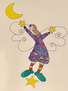 Reach for the Moon Print