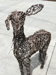Fun Decorative Twig Deer Figurine