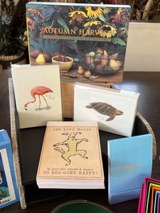 Desk Organizer and Variety of NotecardsStationery
