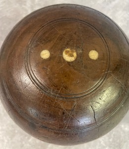 Antique Numbered Bocce Ball from the 1800s