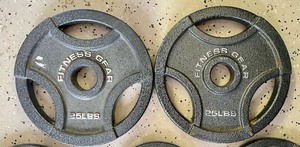 Fitness Gear 10 and 25 Pound Weights