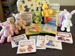American Girl Doll Bitty Books and Small Animal Figurines