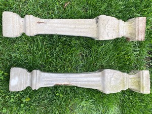 Pair of Concrete Decorative Pillars