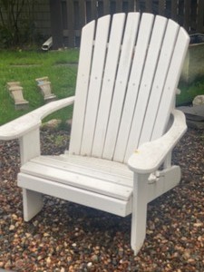 Pair of Adirondack Chairs by Peterson Cedarworks.