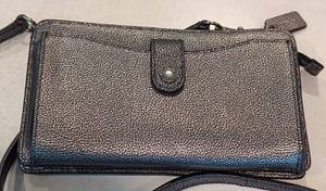 Coach Metallic Leather Crossbody Purse